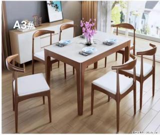 T08高级长方桌，胡桃色  1.35米带炉一桌四椅650元，现货11套。 - 潍坊28生活网 wf.28life.com